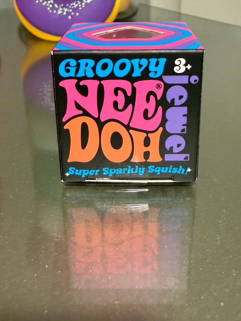 Needoh Mini Groovy Jewel Super Sparkly Squish Toy